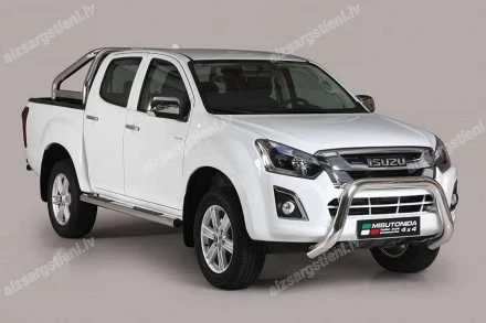 MISUTONIDA ROUND SIDE BARS WITH PLASTIC FOOTSTEPS ISUZU D-Max