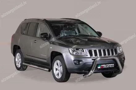 MISUTONIDA ROUND SIDE BARS WITH PLASTIC FOOTSTEPS JEEP Compass