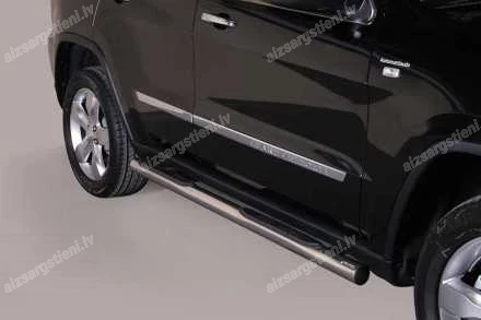MISUTONIDA ROUND SIDE BARS WITH PLASTIC FOOTSTEPS JEEP Grand Cherokee