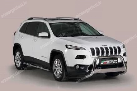 MISUTONIDA OVAL SIDE BARS WITH INTEGRATED PLASTIC FOOTSTEPS JEEP Cherokee