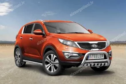 STEELER PRIEKŠĒJAIS A FORMAS AIZSARGSTIENIS AR ŠĶĒRSSTIENI UN AIZSARGPLĀKSNI KIA Sportage