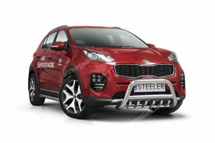 STEELER PRIEKŠĒJAIS A FORMAS AIZSARGSTIENIS AR ŠĶĒRSSTIENI UN AIZSARGRIBĀM KIA Sportage