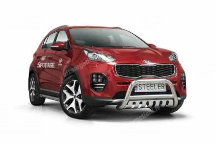 STEELER PRIEKŠĒJAIS A FORMAS AIZSARGSTIENIS AR ŠĶĒRSSTIENI UN AIZSARGPLĀKSNI KIA Sportage
