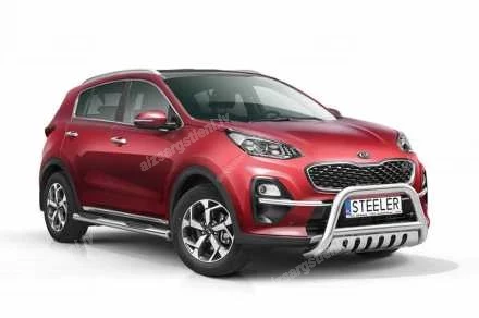 STEELER A BAR WITH CROSSBAR AND AXLE-PLATE KIA Sportage