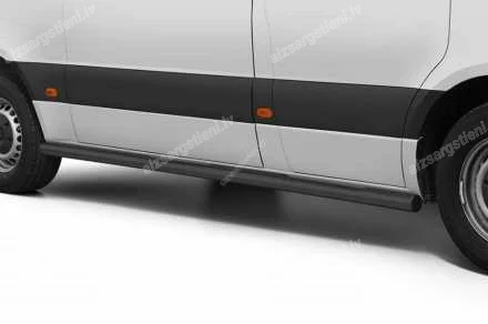 STEELER ROUND SIDE BARS WITH INTEGRATED FOOTSTEPS (L2 WHEELBASE, RWD) MERCEDES-BENZ Sprinter