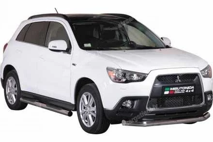 MISUTONIDA ROUND SIDE BARS WITH PLASTIC FOOTSTEPS MITSUBISHI ASX