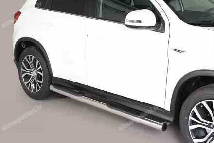 MISUTONIDA ROUND SIDE BARS WITH PLASTIC FOOTSTEPS MITSUBISHI ASX