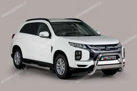 MISUTONIDA ROUND SIDE BARS WITH PLASTIC FOOTSTEPS MITSUBISHI ASX