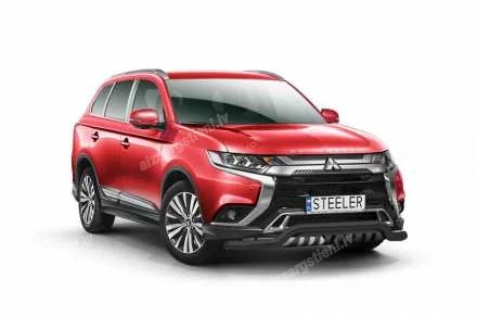 STEELER LOW BAR WITH AXLE-PLATE MITSUBISHI Outlander