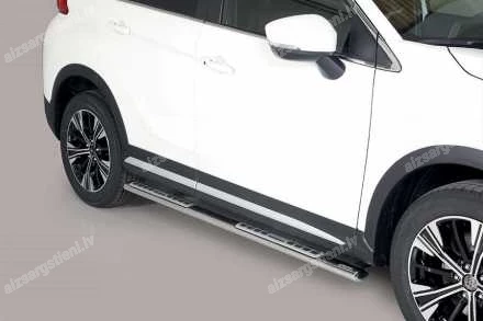 MISUTONIDA OVAL SIDE BARS WITH INTEGRATED PLASTIC FOOTSTEPS MITSUBISHI Eclipse Cross