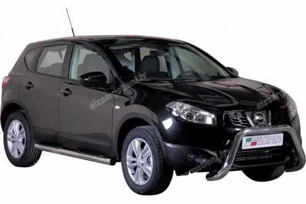 MISUTONIDA ROUND SIDE BARS WITH PLASTIC FOOTSTEPS NISSAN Qashqai