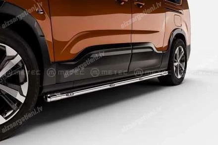 METEC APAĻI SĀNU AIZSARGSTIEŅI AR PAPILDUS  LED GABARĪTGAISMĀM (L1 RITEŅU BĀZE) CITROEN Berlingo, PEUGEOT Partner / Rifter, TOYOTA Proace City / City Verso