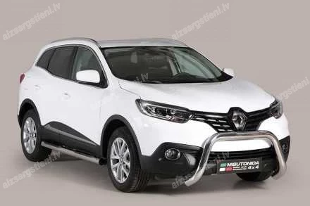 MISUTONIDA ROUND SIDE BARS WITH PLASTIC FOOTSTEPS RENAULT Kadjar