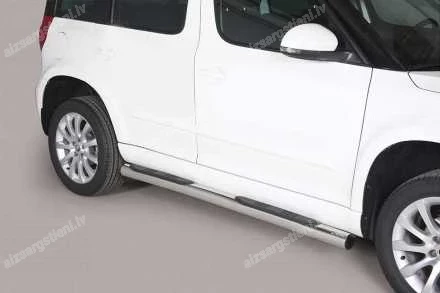 MISUTONIDA ROUND SIDE BARS WITH PLASTIC FOOTSTEPS SKODA Yeti