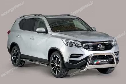 MISUTONIDA OVAL SIDE BARS WITH INTEGRATED PLASTIC FOOTSTEPS SSANGYONG/KGM Rexton