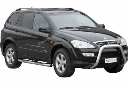 MISUTONIDA ROUND SIDE BARS WITH PLASTIC FOOTSTEPS SSANGYONG/KGM Kyron