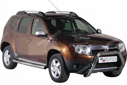 MISUTONIDA ROUND SIDE BARS WITH PLASTIC FOOTSTEPS DACIA Duster