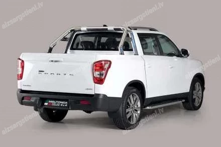 MISUTONIDA DIZAINA DUBULTAIS KRAVAS KASTES AIZSARGSTIENIS AR DEKORATĪVO SAVIENOJOŠO PLĀKSNI SSANGYONG/KGM Musso