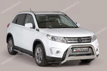MISUTONIDA OVAL SIDE BARS WITH INTEGRATED PLASTIC FOOTSTEPS SUZUKI Vitara