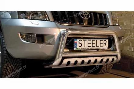 STEELER PRIEKŠĒJAIS A FORMAS AIZSARGSTIENIS AR ŠĶĒRSSTIENI UN AIZSARGPLĀKSNI TOYOTA Land Cruiser 120