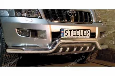 STEELER PRIEKŠĒJAIS ZEMAIS AIZSARGSTIENIS AR AIZSARGRIBĀM TOYOTA Land Cruiser 120