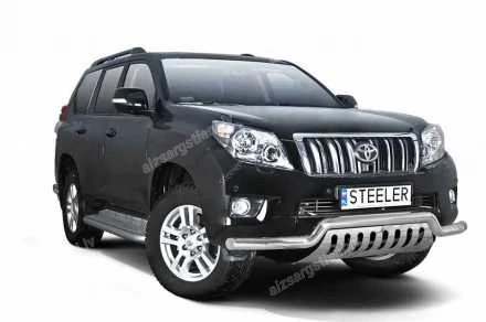 STEELER PRIEKŠĒJAIS ZEMAIS AIZSARGSTIENIS AR AIZSARGPLĀKSNI TOYOTA Land Cruiser 150