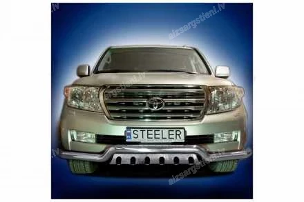 STEELER PRIEKŠĒJAIS ZEMAIS AIZSARGSTIENIS AR AIZSARGPLĀKSNI  TOYOTA Land Cruiser 200