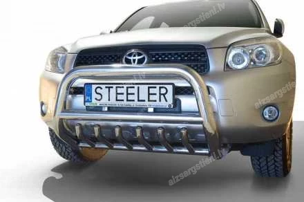  STEELER PRIEKŠĒJAIS A FORMAS AIZSARGSTIENIS AR ŠĶĒRSSTIENI UN AIZSARGRIBĀM TOYOTA RAV4