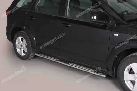 MISUTONIDA OVAL SIDE BARS WITH INTEGRATED PLASTIC FOOTSTEPS FIAT Freemont