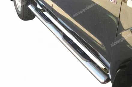 MISUTONIDA OVAL SIDE BARS WITH PLASTIC FOOTSTEPS TOYOTA Hilux