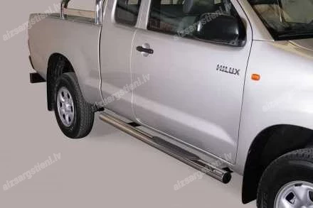 MISUTONIDA ROUND SIDE BARS WITH PLASTIC FOOTSTEPS TOYOTA Hilux