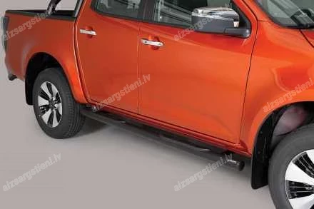 MISUTONIDA ROUND SIDE BARS WITH PLASTIC FOOTSTEPS ISUZU D-Max