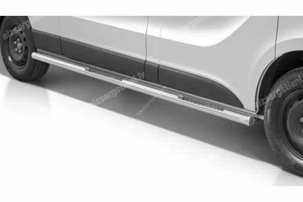 STEELER ROUND SIDE BARS WITH INTEGRATED FOOTSTEPS RENAULT Trafic