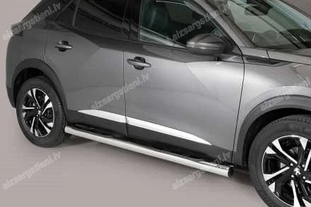 MISUTONIDA ROUND SIDE BARS WITH PLASTIC FOOTSTEPS PEUGEOT 2008