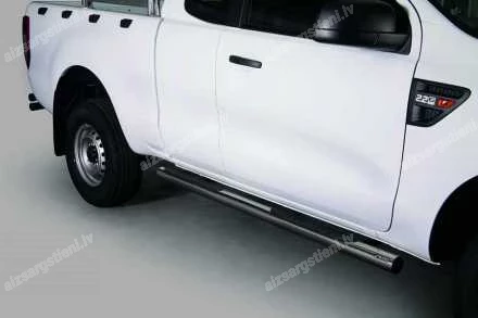 MISUTONIDA ROUND SIDE BARS WITH PLASTIC FOOTSTEPS FORD Ranger