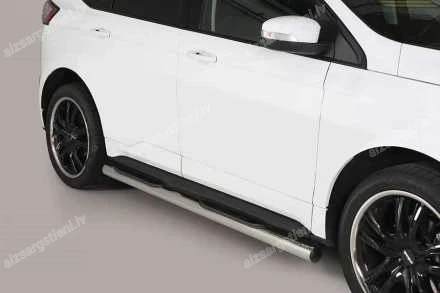 MISUTONIDA ROUND SIDE BARS WITH PLASTIC FOOTSTEPS FORD Edge