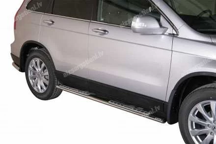 MISUTONIDA OVAL SIDE BARS WITH INTEGRATED PLASTIC FOOTSTEPS HONDA CR-V