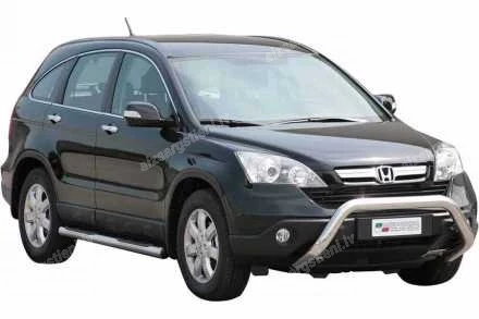 MISUTONIDA ROUND SIDE BARS WITH PLASTIC FOOTSTEPS HONDA CR-V