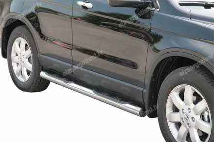 MISUTONIDA ROUND SIDE BARS WITH PLASTIC FOOTSTEPS HONDA CR-V