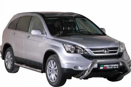 MISUTONIDA ROUND SIDE BARS WITH PLASTIC FOOTSTEPS HONDA CR-V