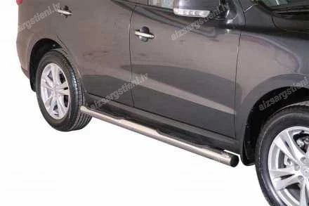 MISUTONIDA ROUND SIDE BARS WITH PLASTIC FOOTSTEPS HYUNDAI Santa Fe