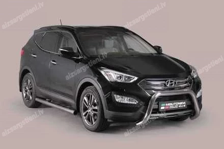 MISUTONIDA ROUND SIDE BARS WITH PLASTIC FOOTSTEPS HYUNDAI Santa Fe