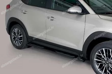 MISUTONIDA OVAL SIDE BARS WITH PLASTIC FOOTSTEPS HYUNDAI Tucson