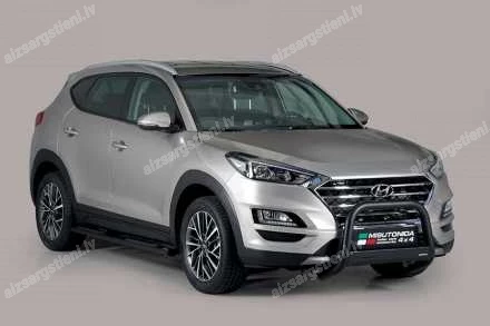 MISUTONIDA OVAL SIDE BARS WITH PLASTIC FOOTSTEPS HYUNDAI Tucson